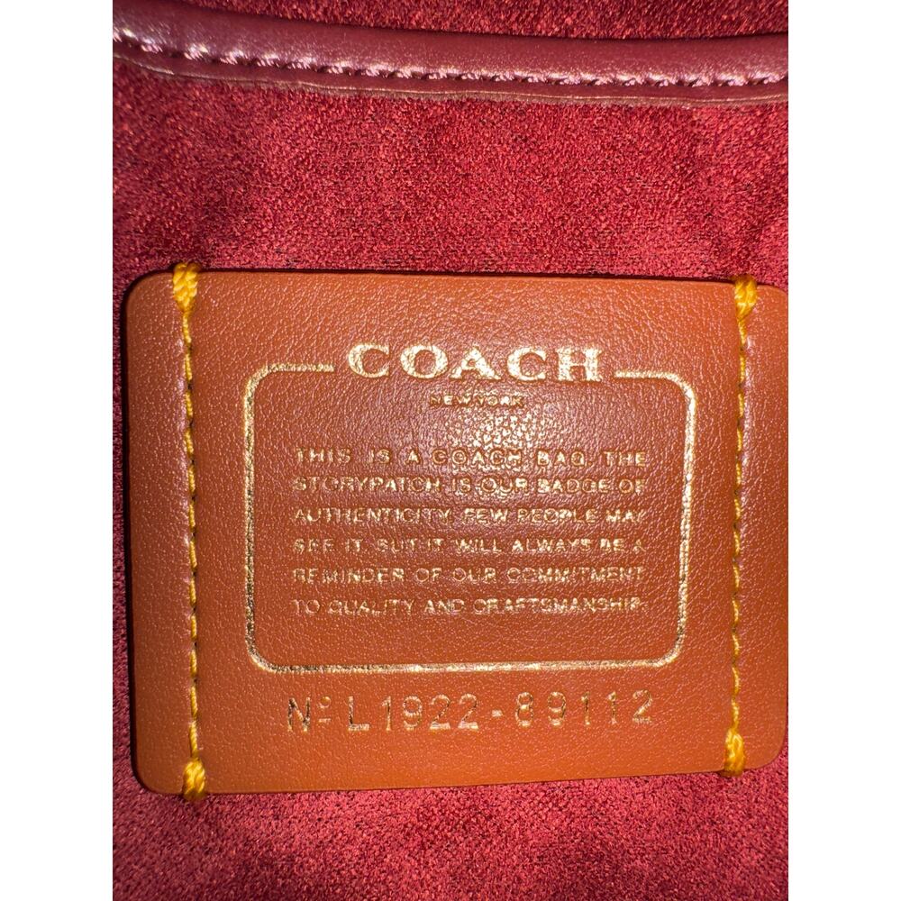 NWOT Coach Dark Pink Tea Rose Parker Turnlock - Picture 2 of 12